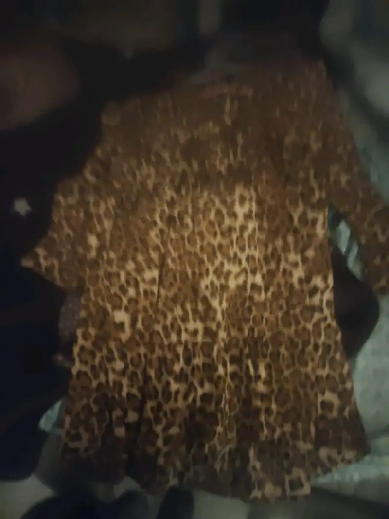 Vestido estampado leopardo - 1