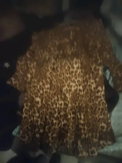Vestido estampado leopardo - miniatura 1