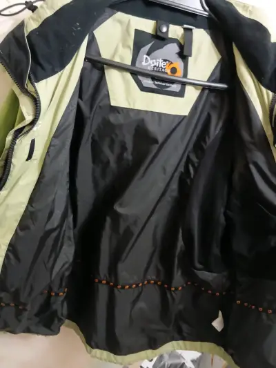 Chaqueta verde impermeable doite - miniatura 4