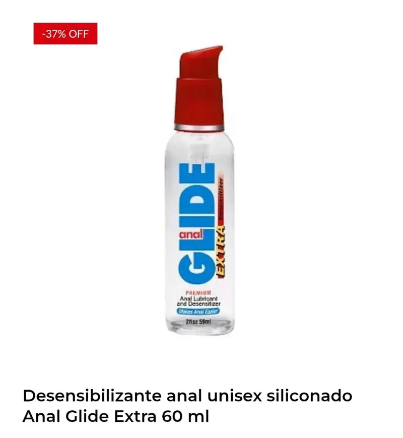 Desensibilizante anal Glide Extra 60 ml