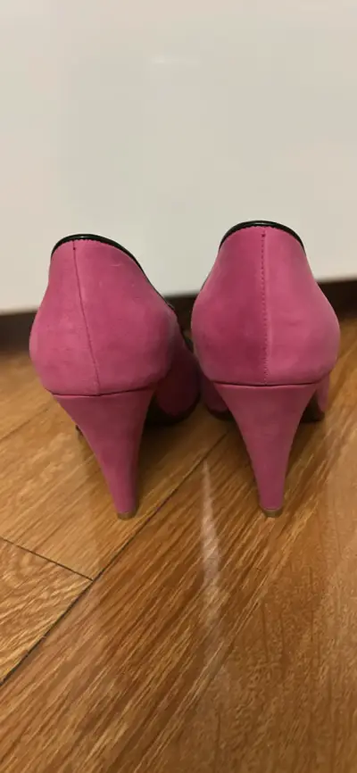 ZAPATOS ROSADOS 36,5 GAMUZA - miniatura 3