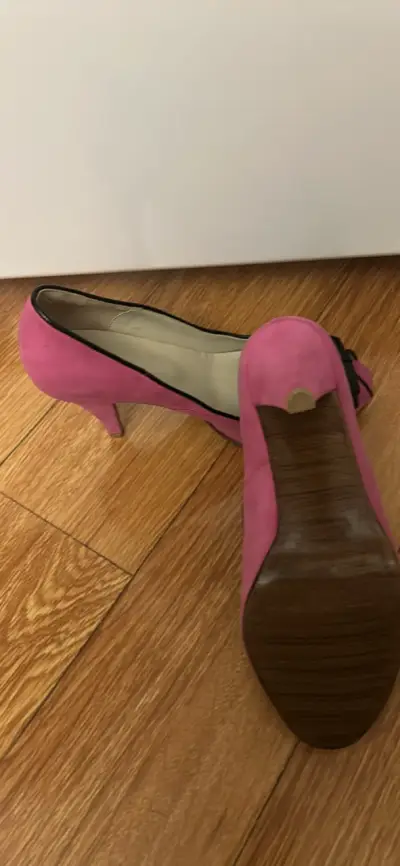 ZAPATOS ROSADOS 36,5 GAMUZA - miniatura 4
