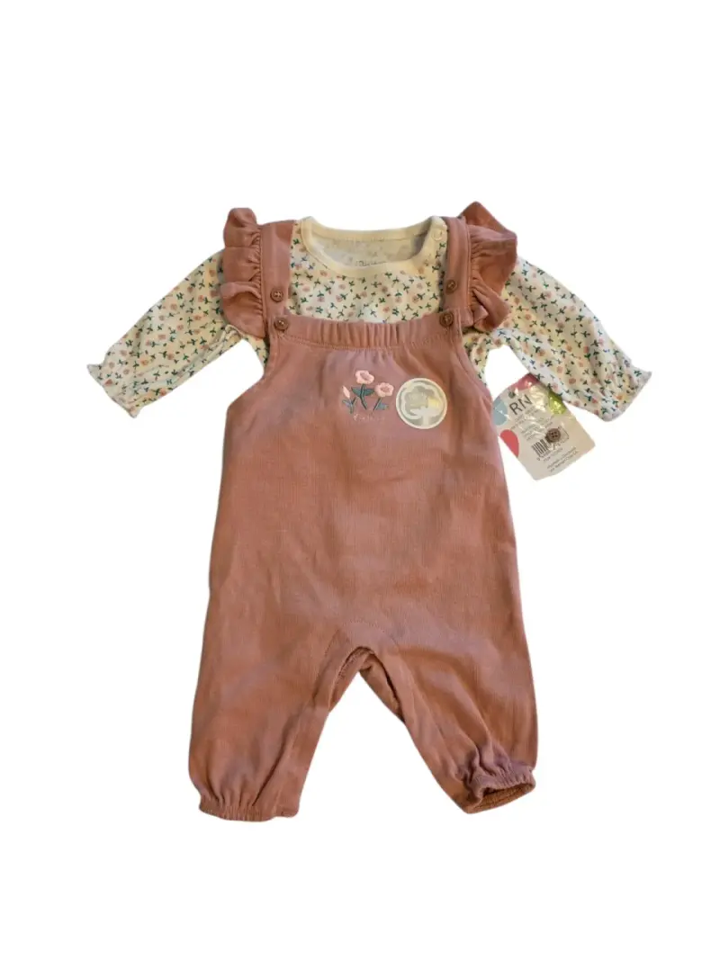 Enterito bebé con polera floral
