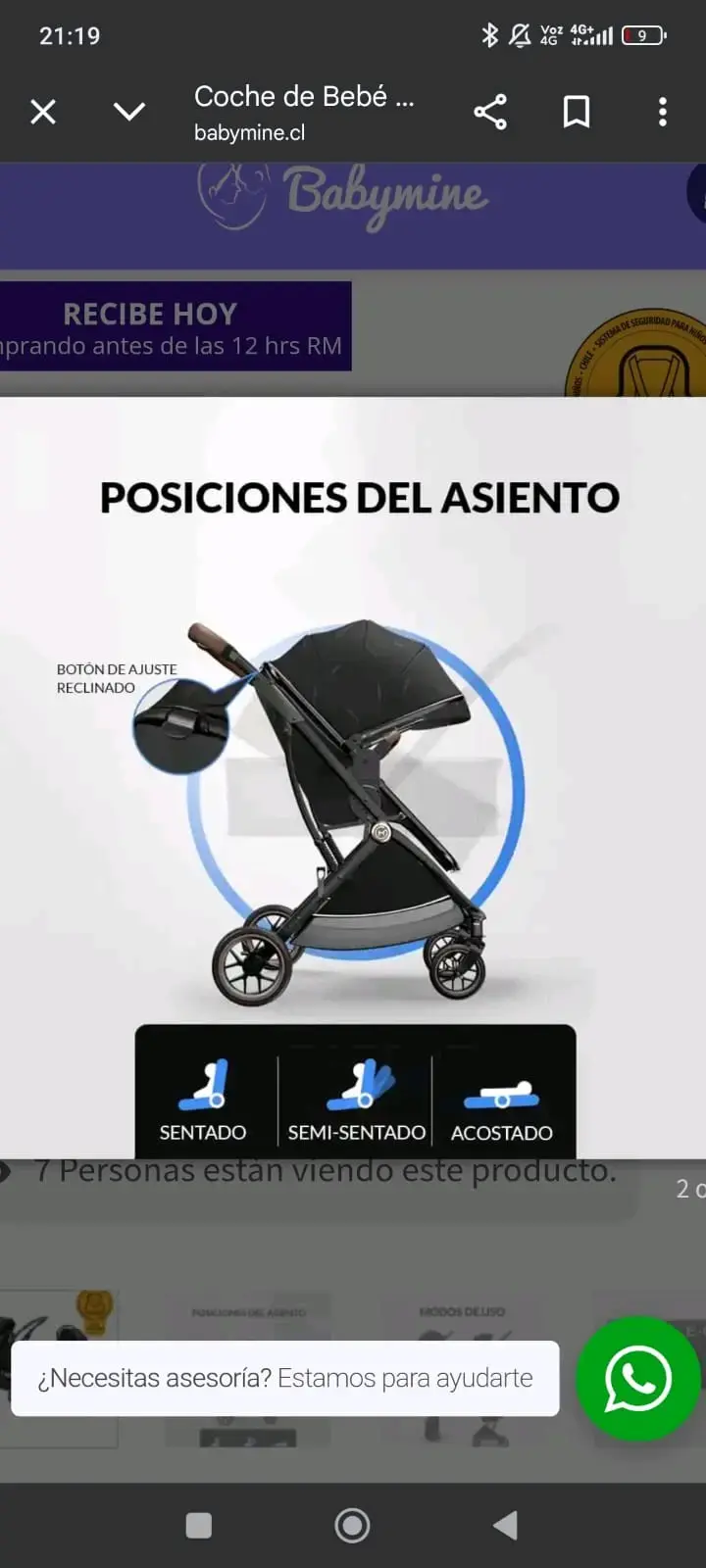 Coche de bebé E Crib travel system - 5