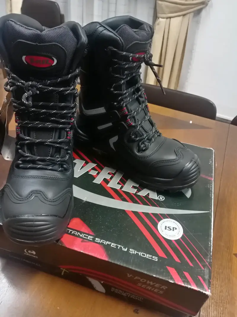 Botas de seguridad negras V-Flex - 1