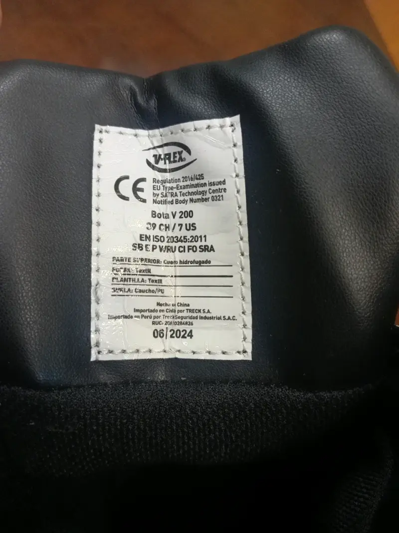 Botas de seguridad negras V-Flex - 3