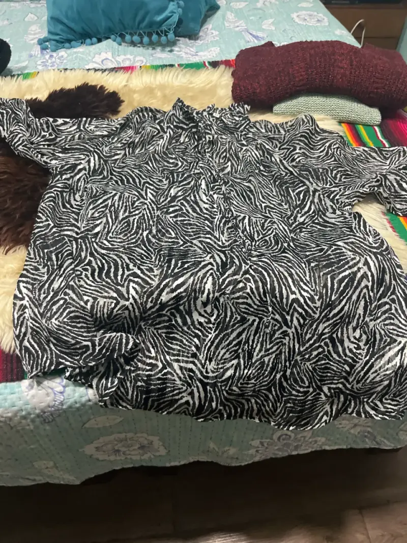 Blusa estampado cebra