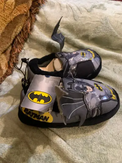 Pantuflas Batman para niños - miniatura 1
