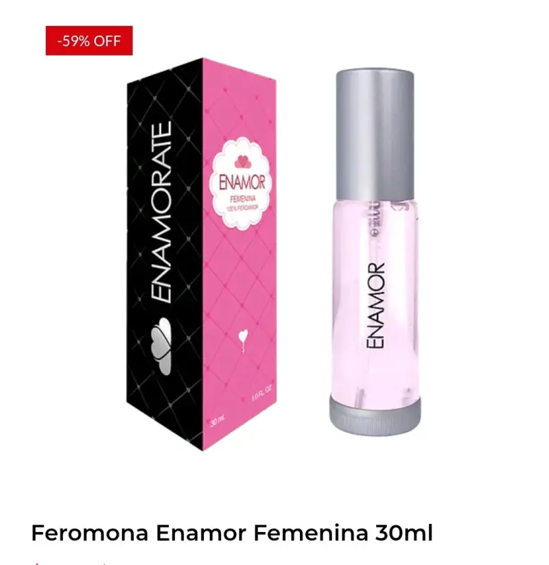 Perfume Feromona Enamor Femenina 30ml