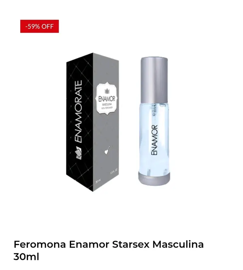 Perfume feromona masculina 30ml