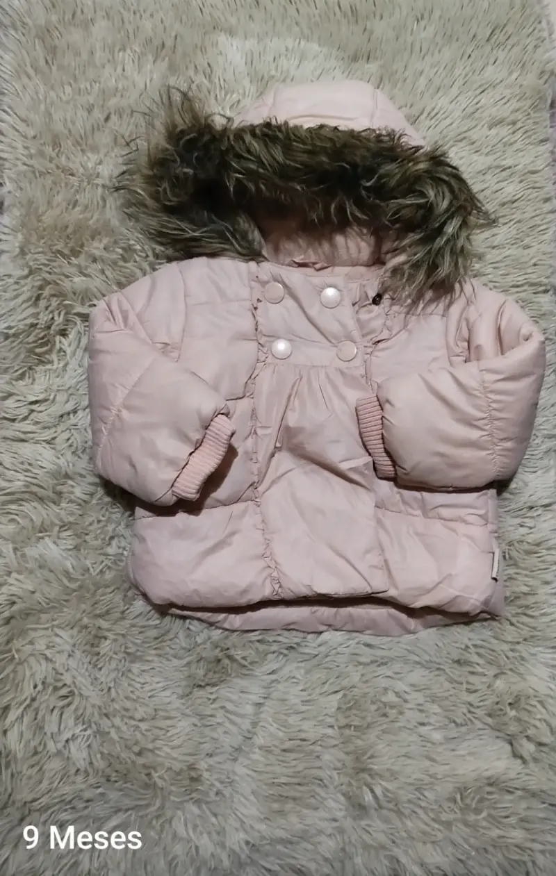 Abrigo beige para bebé - 3