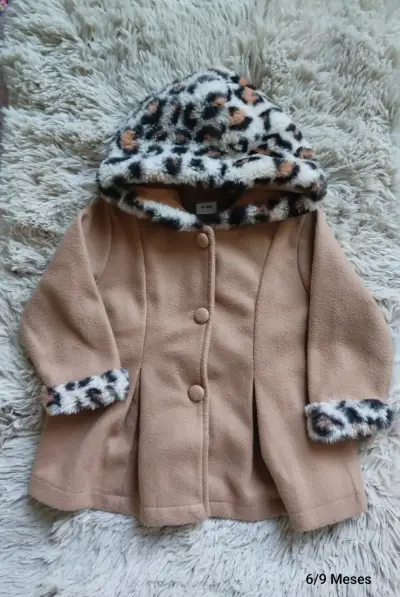 Abrigo beige para bebé - miniatura 5