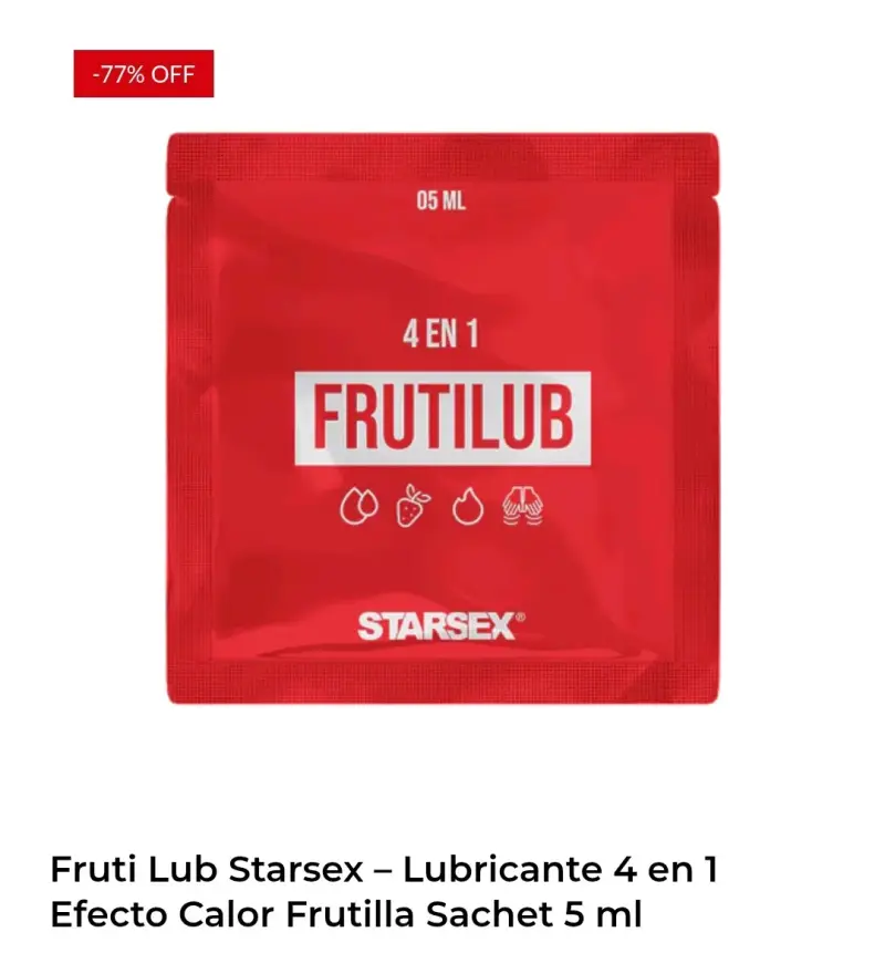 Lubricante Fruti Lub Starex 5 ml
