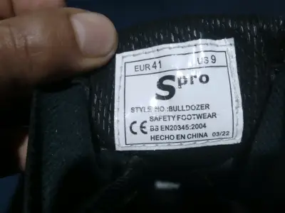 Bota de seguridad negra - miniatura 5