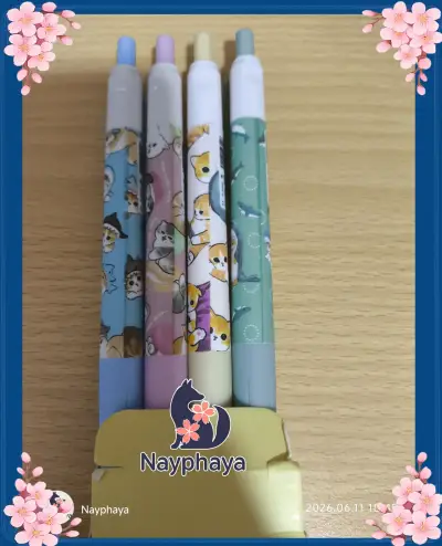 Lápices gatos Mofusand Temática Macaron - miniatura 3