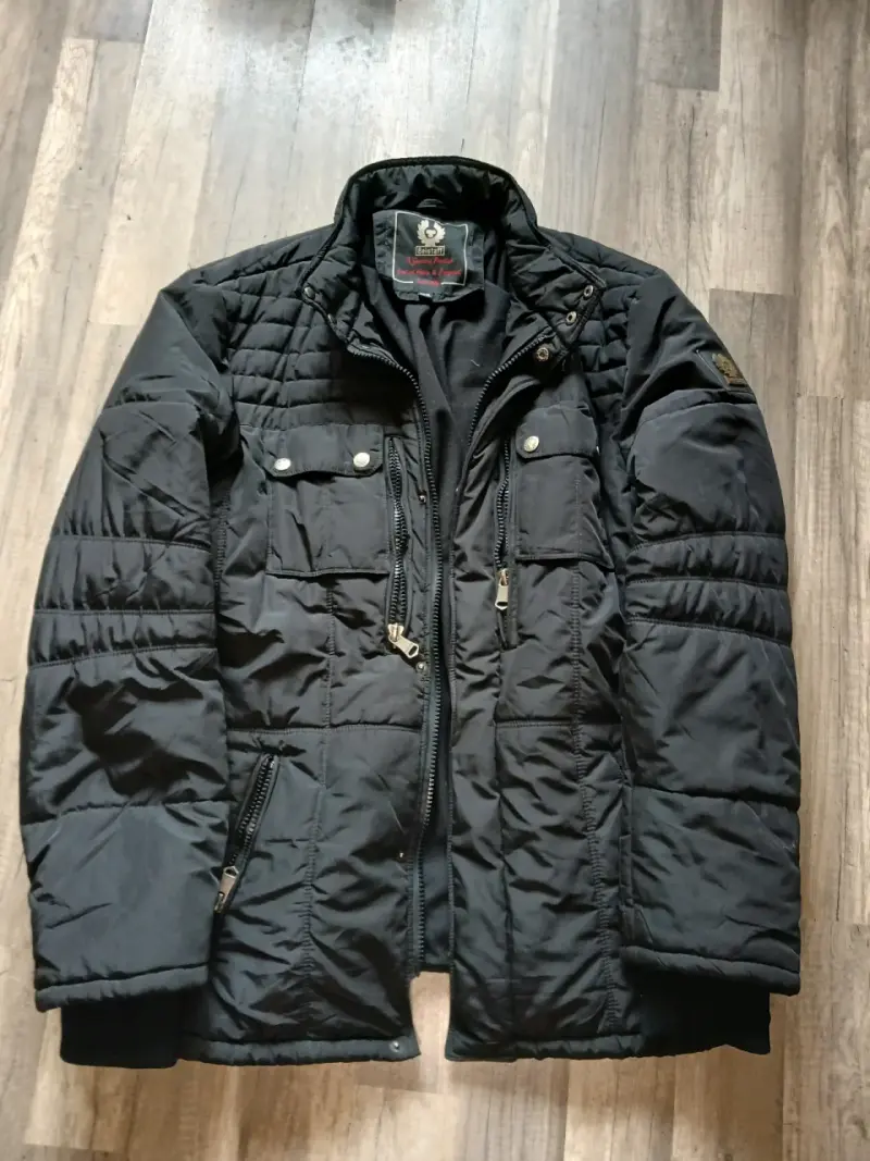 Chaqueta negra acolchada belstaff - 1
