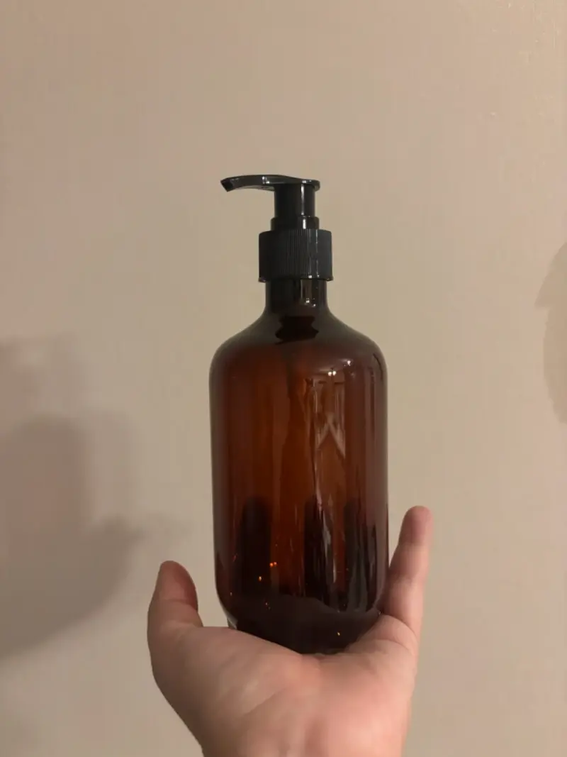 Botella dispensador ámbar