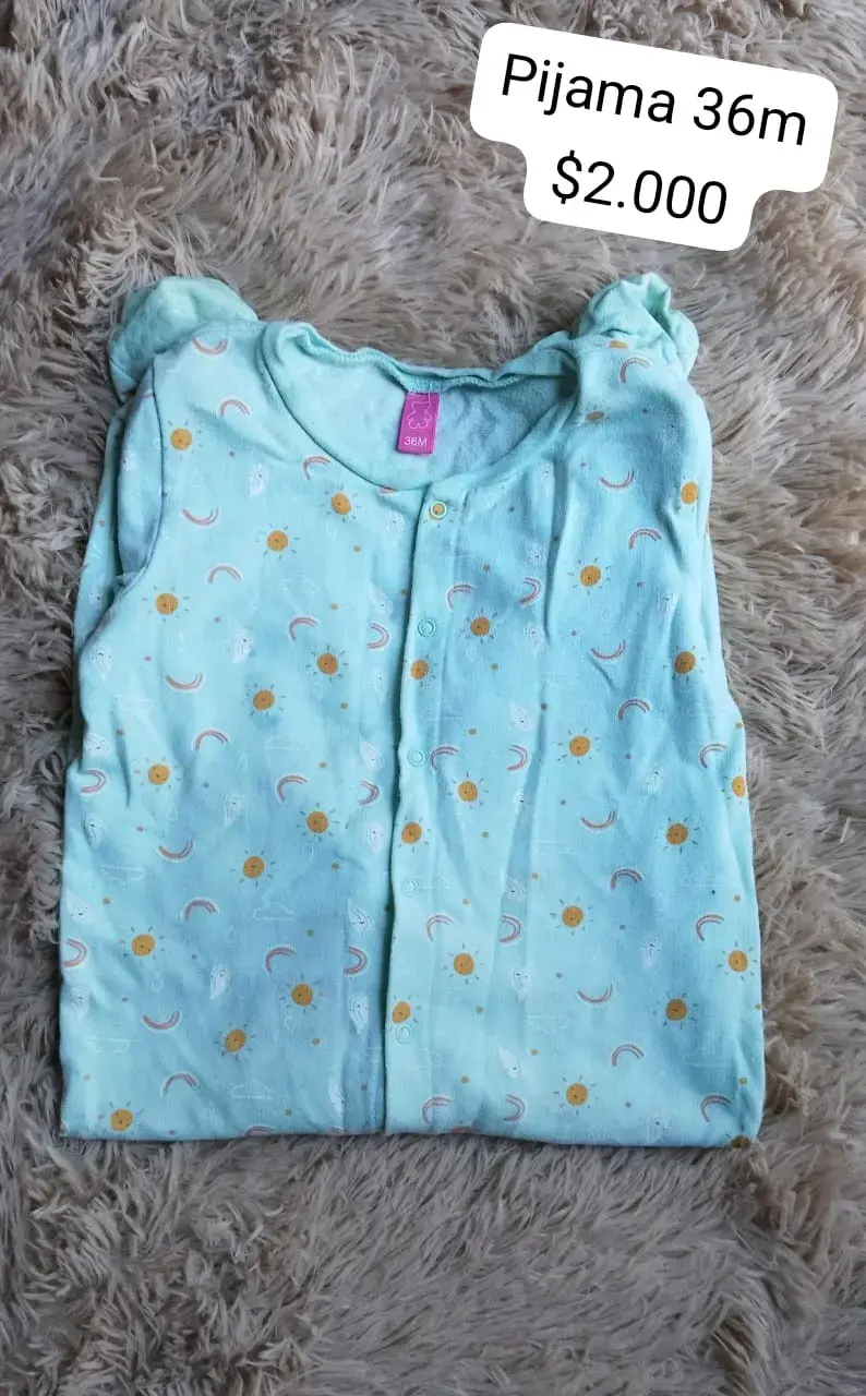 Pijama algodón niña rosa - 5
