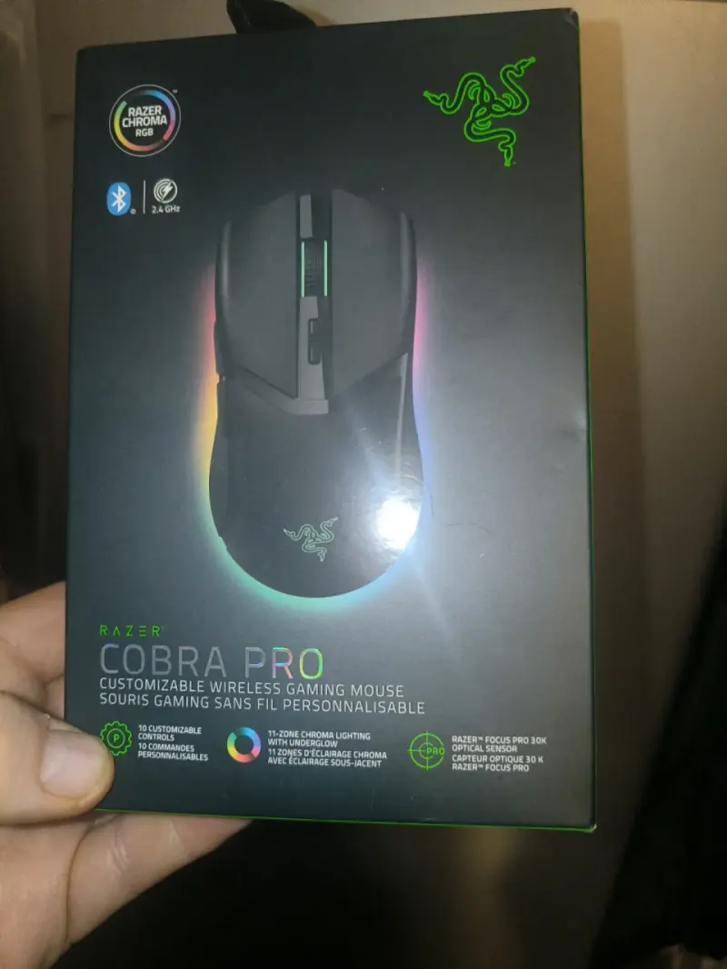 Mouse Razer Cobra Pro inalámbrico