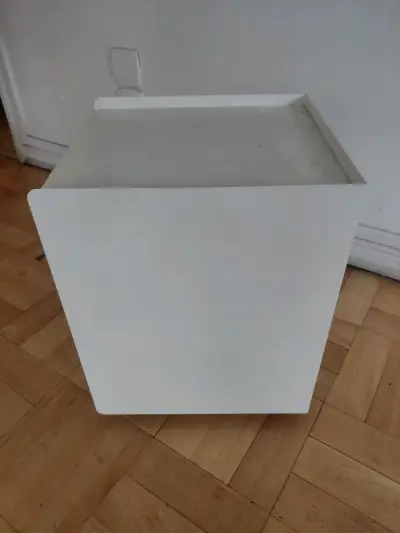 Cajonera blanca con ruedas - miniatura 2