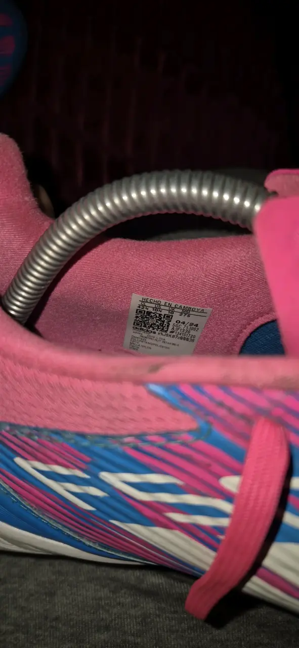 Zapatillas deportivas azul y rosado - 2