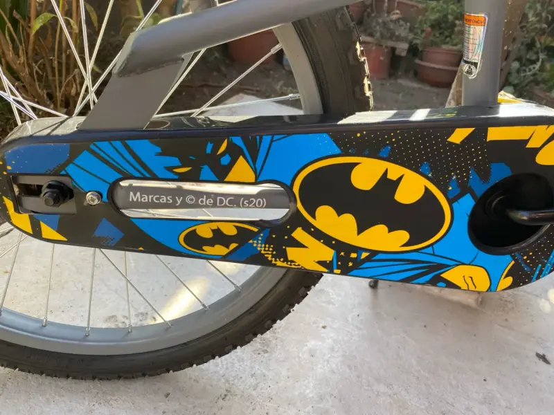 Bicicleta infantil Batman gris - 5