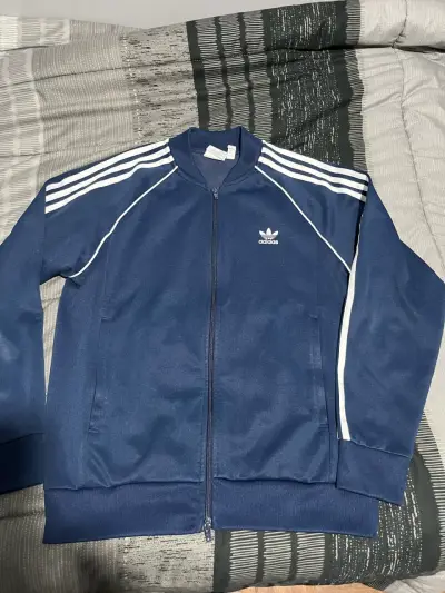 Chaqueta deportiva azul Adidas - miniatura 1