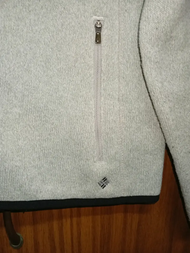 Chaqueta polar gris mujer - 3