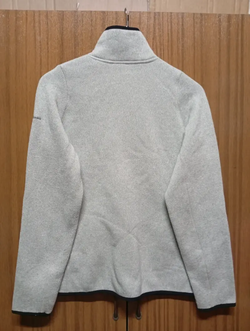 Chaqueta polar gris mujer - 4