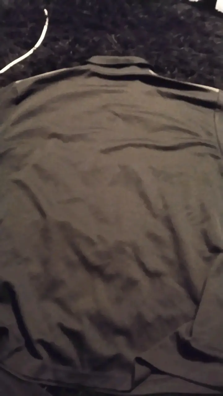 Polera cuello polo negra, azul y gris - 4