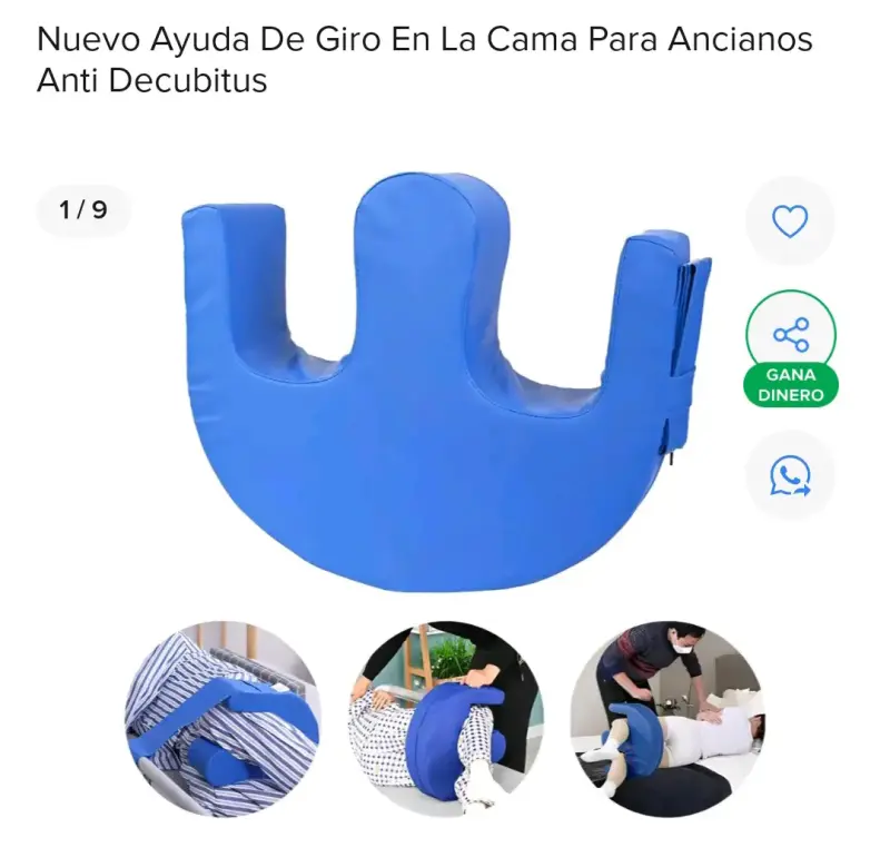 Cojín para ayuda en giro de cama