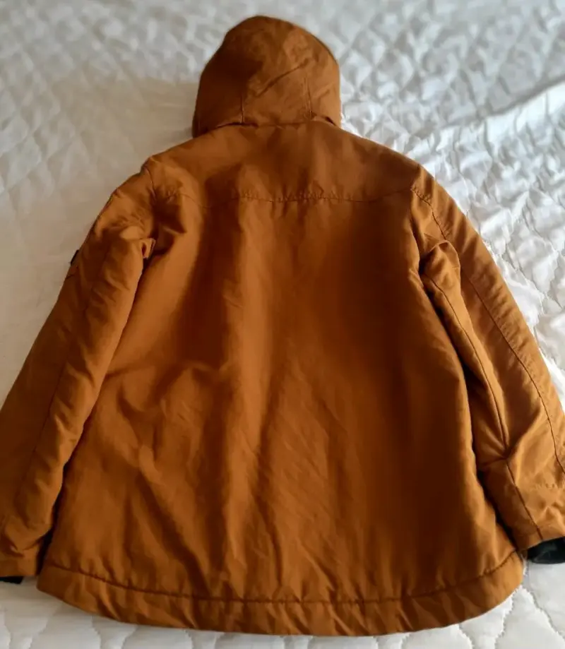 Parka marrón con capucha - 2