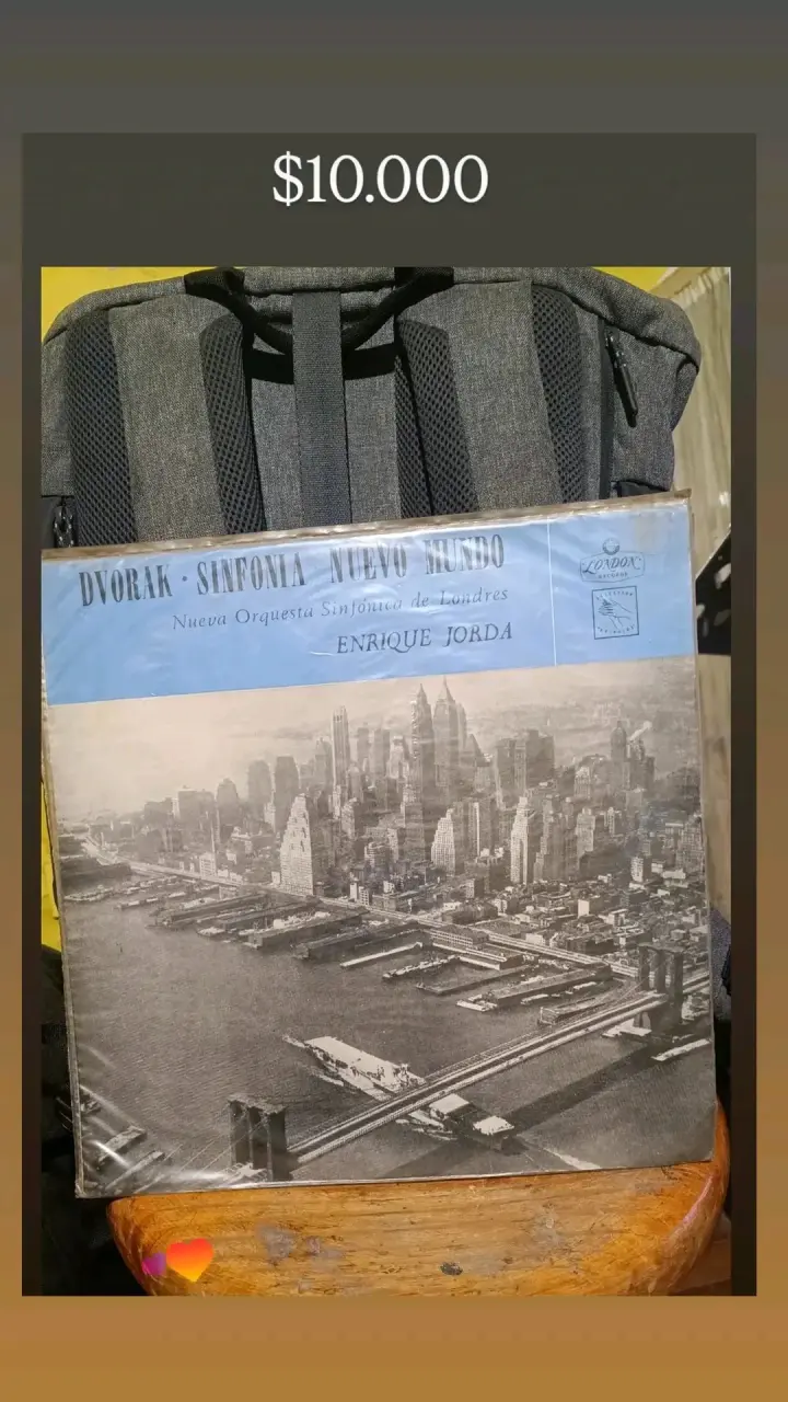 Vinilo Dvorak Sinfonía Nuevo Mundo
