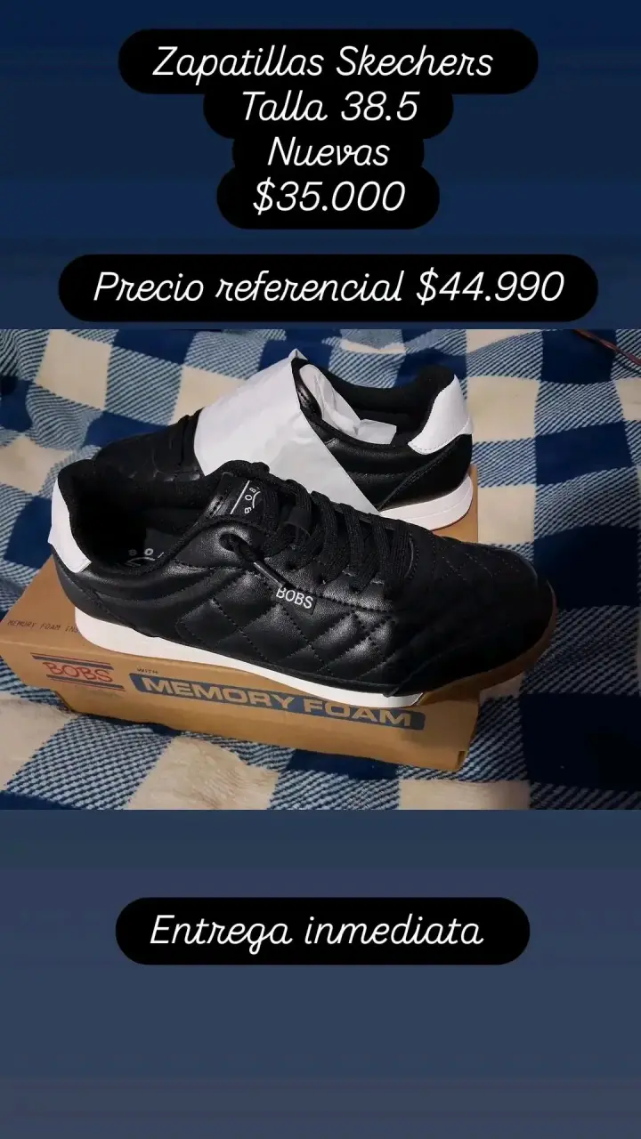 Zapatillas Skechers negras nuevas