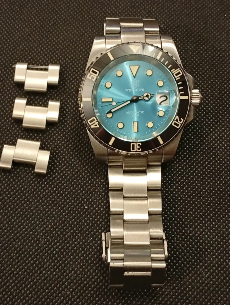 Reloj de buceo automático azul - 2