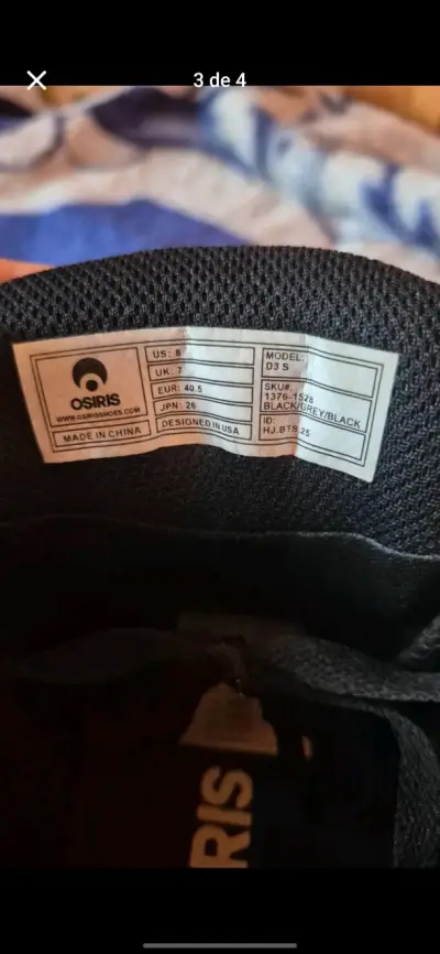 Zapatillas  Osiris D3 8US 40.5 - miniatura 3