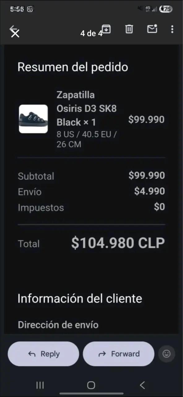 Zapatillas Osiris D3 8US 40.5 - 4