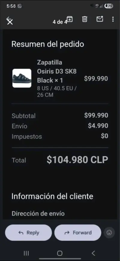 Zapatillas  Osiris D3 8US 40.5 - miniatura 4