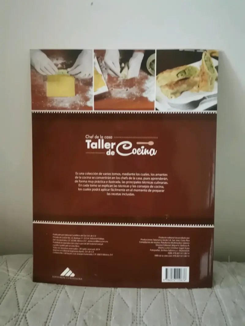 Libro Taller de Cocina /Pastas y Arroces. - 2