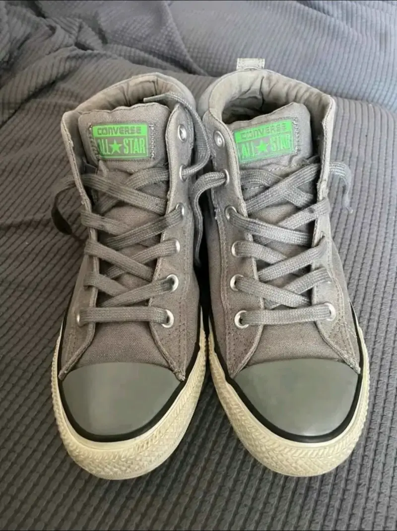 Zapatillas grises Converse All Star - 1