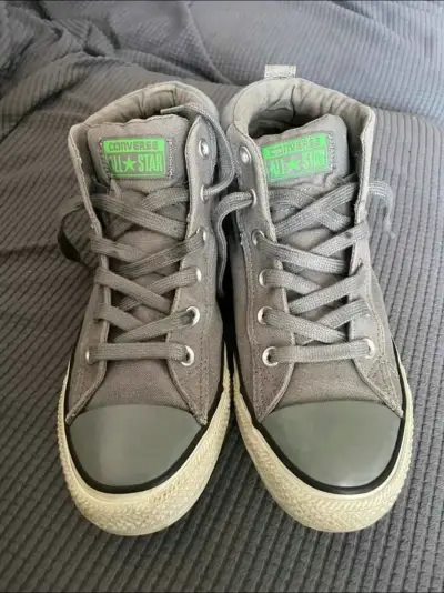 Zapatillas grises Converse All Star - miniatura 1