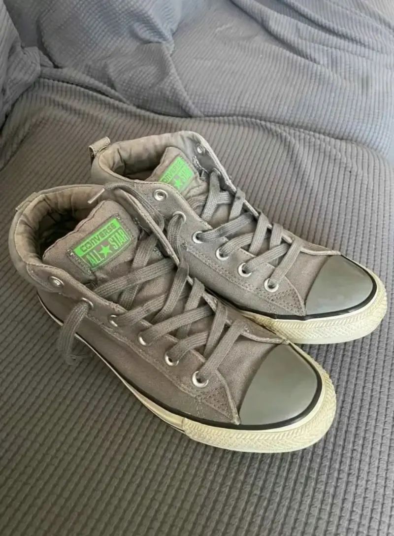 Zapatillas grises Converse All Star - 2