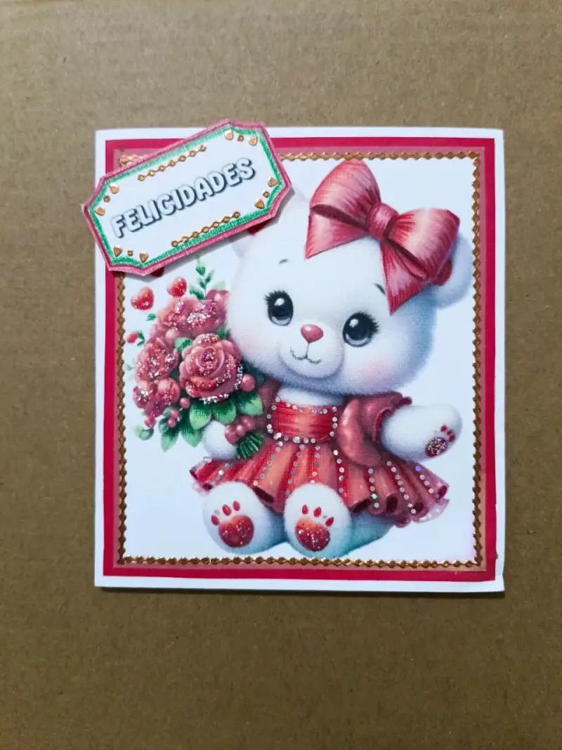 Tarjeta de Felicitaciones Oso - 2