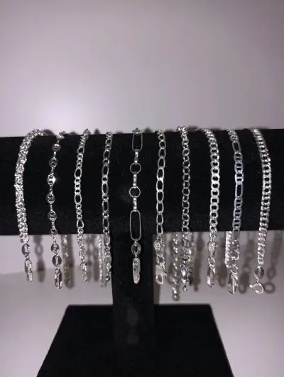 Pulseras y cadenas de plata 925 - miniatura 1