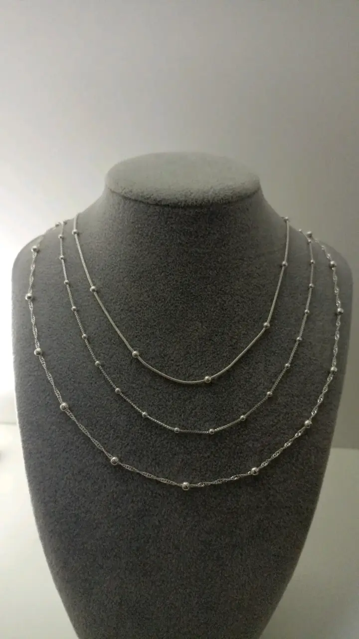 Pulseras y collares mujer plata ley 925 - 3