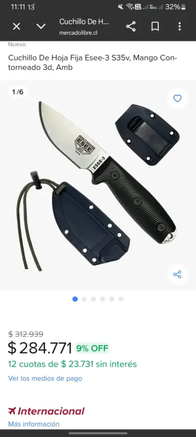 Cuchillo ESEE con funda - miniatura 3