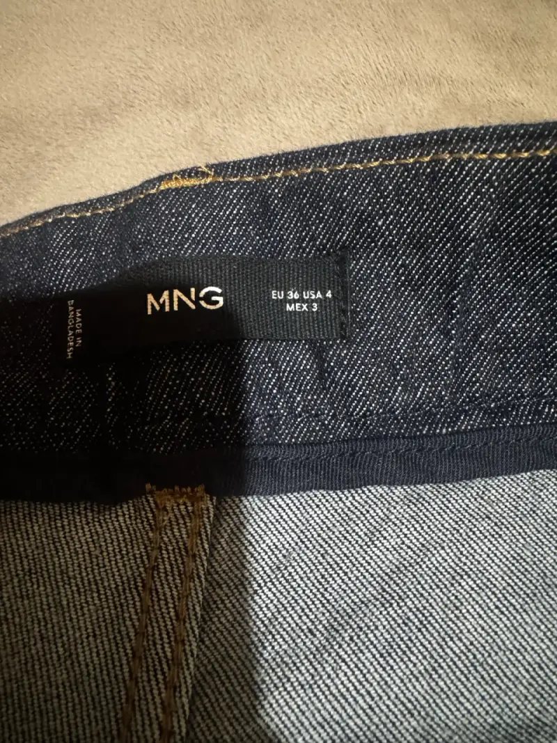 Jeans azul oscuro mango - 4