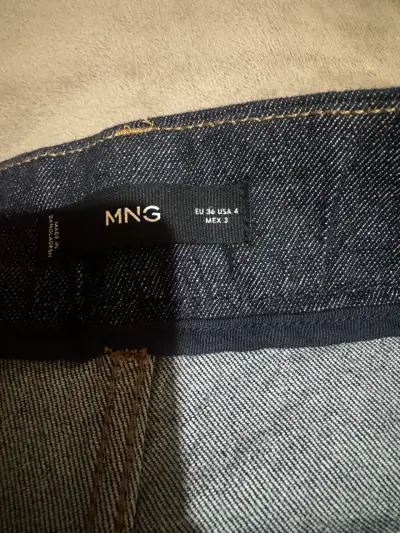 Jeans azul oscuro mango - miniatura 4