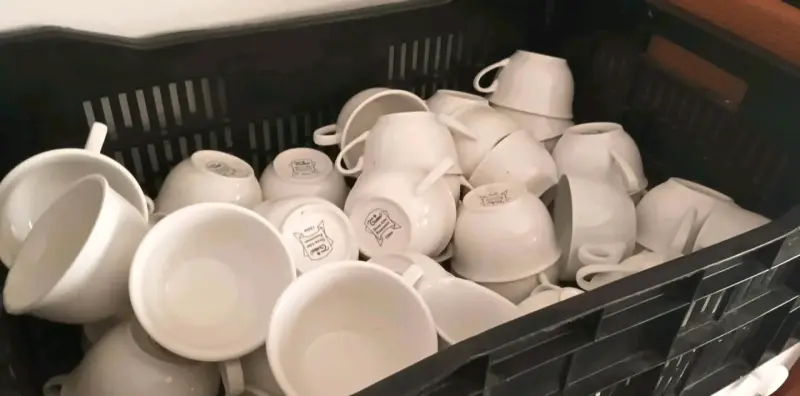 Tazas y platos para coffe break - 1