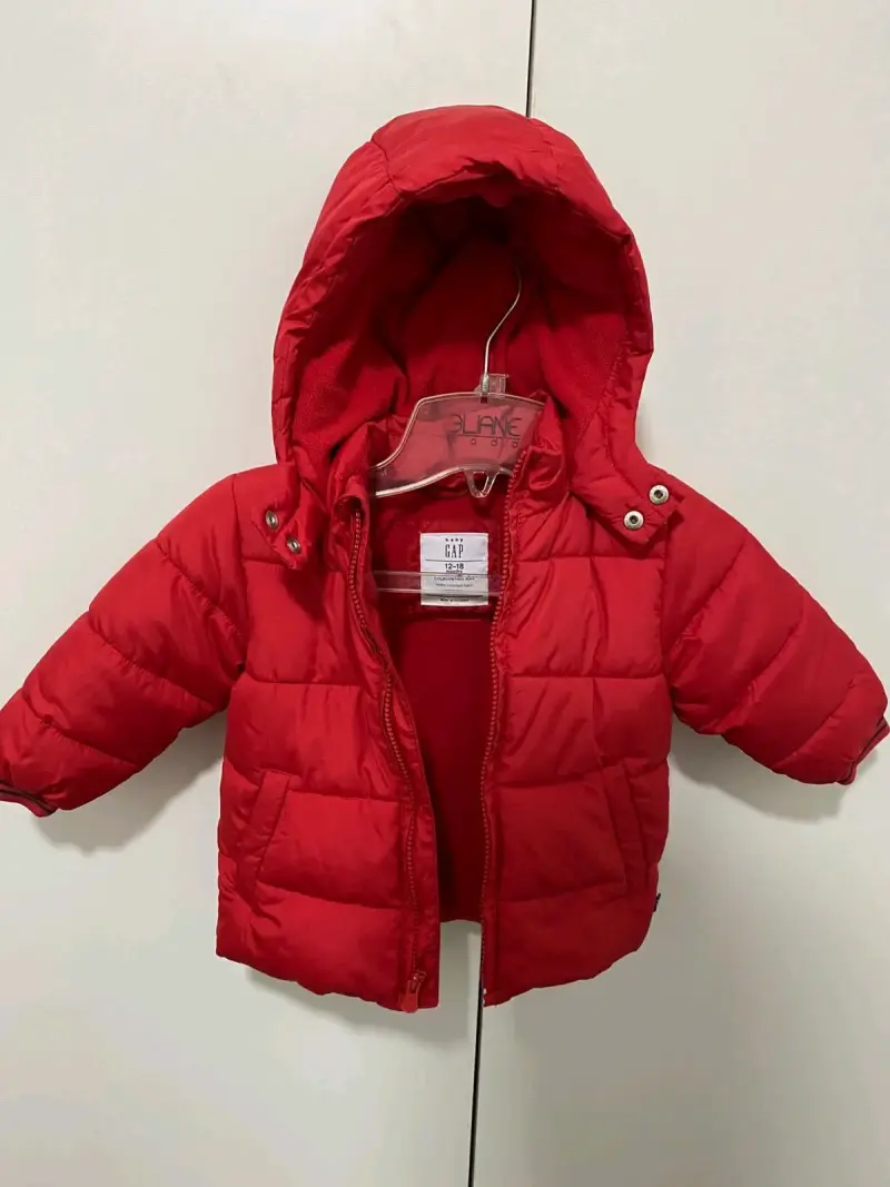 Chaqueta acolchada roja para niño - 5